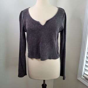 Victoria's Secret Pink Cropped Thermal Top